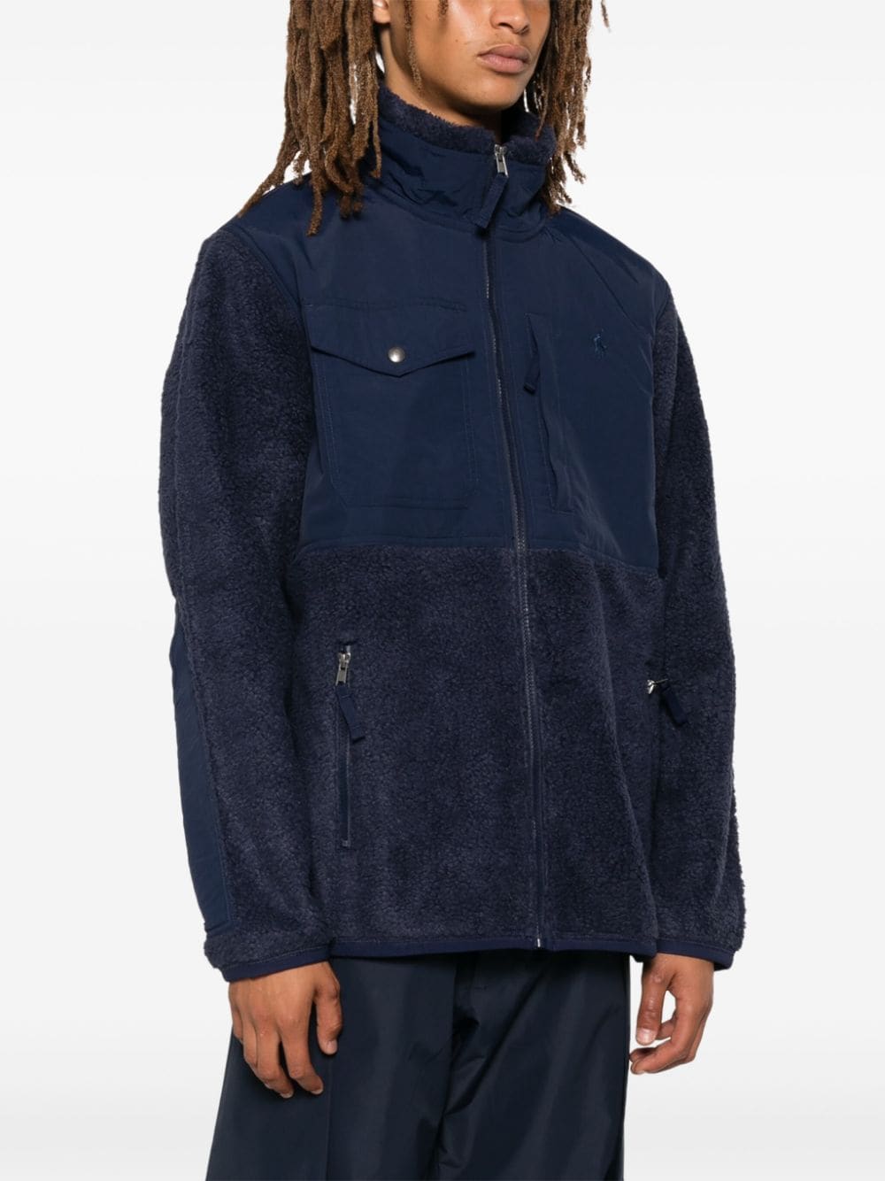 Hybrid-Fleecejacke