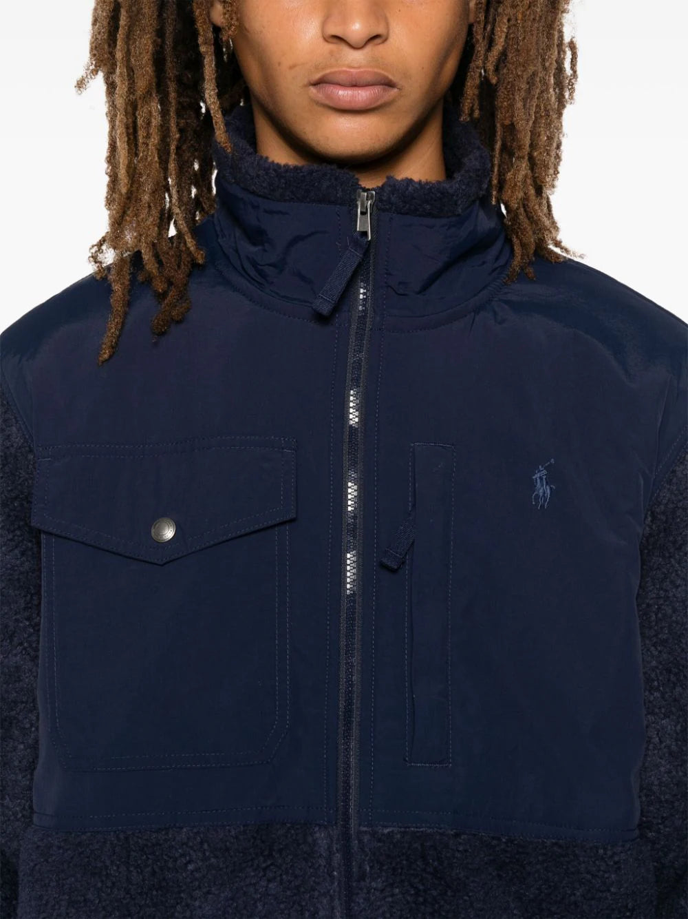 Hybrid-Fleecejacke