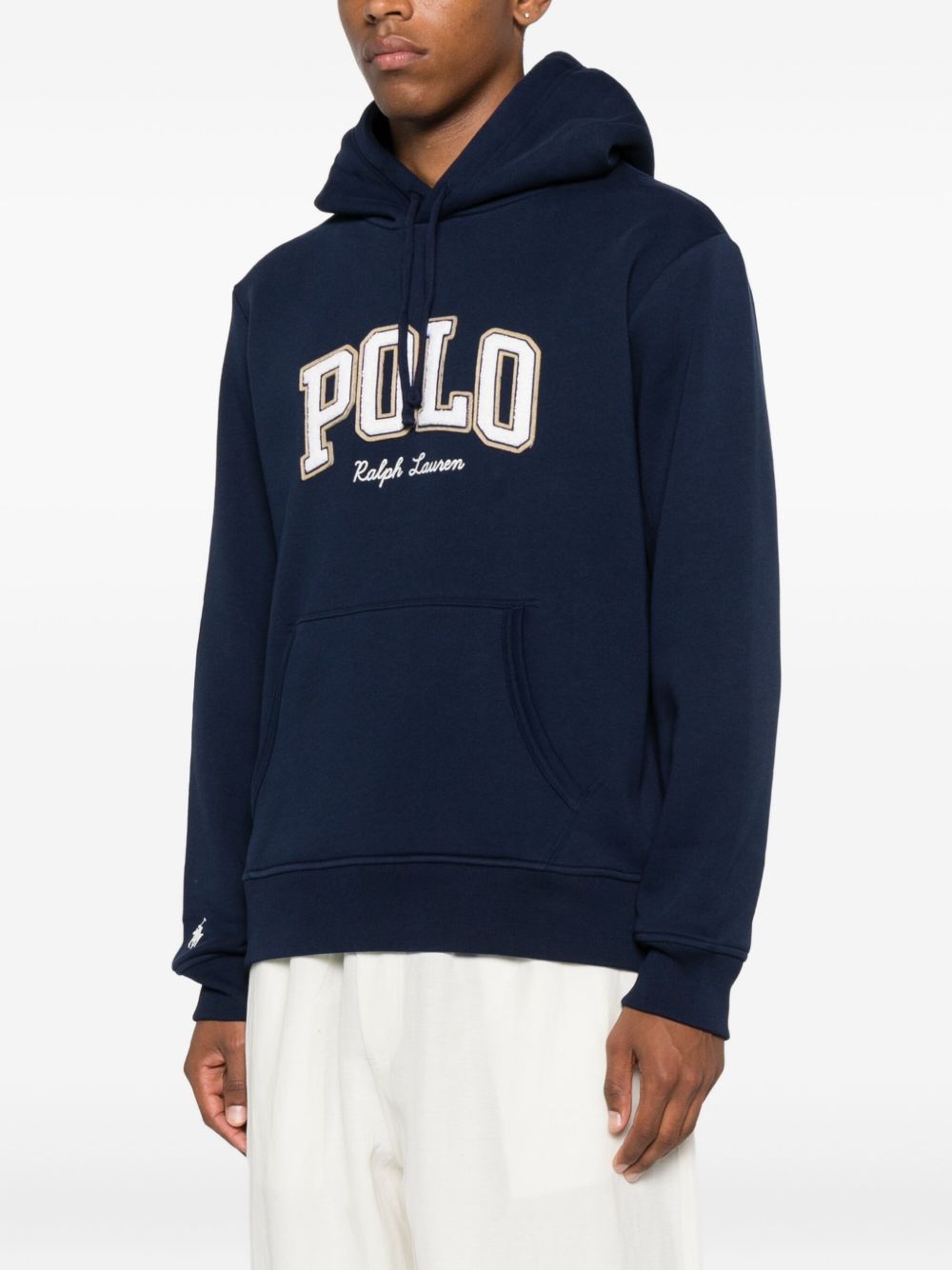 Fleece-Hoodie mit Logo