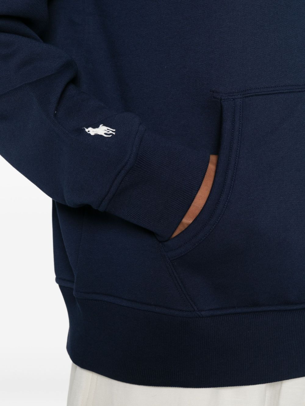 Fleece-Hoodie mit Logo