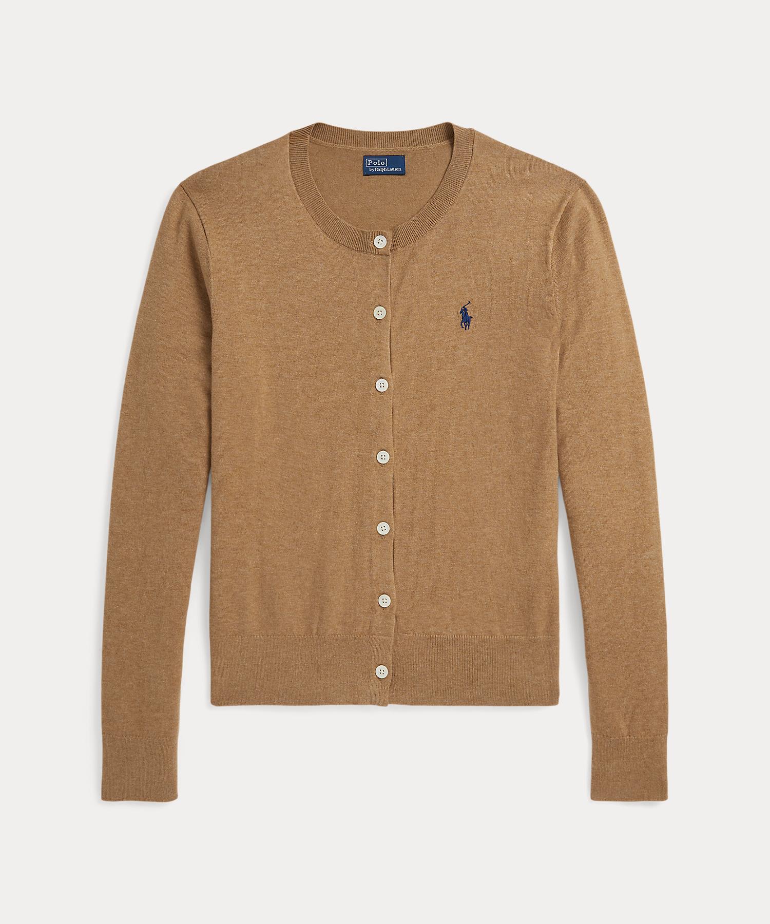 Polo Ralph Lauren POLO RALPH LAUREN Strickjacke aus Baumwolle mit Rundhalsausschnitt