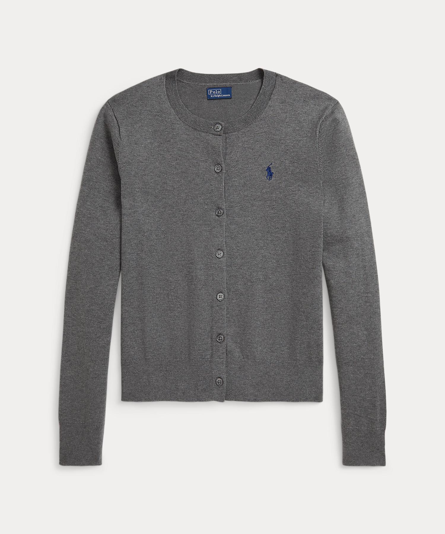 Polo Ralph Lauren POLO RALPH LAUREN Strickjacke aus Baumwolle mit Rundhalsausschnitt