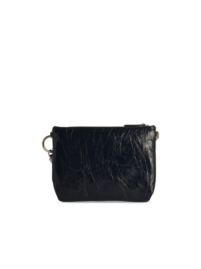 Jimmy Choo „Callie“ schwarze Ledertasche