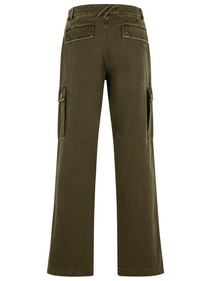 Burberry Grüne Baumwollhose