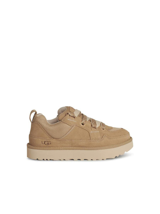 UGG – Lowmel – Beige Wildleder-Sneaker