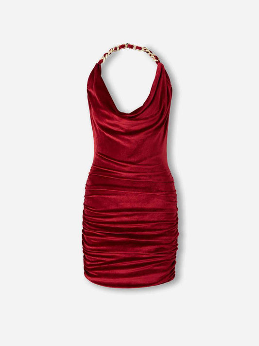 Balmain Minikleid aus Samt