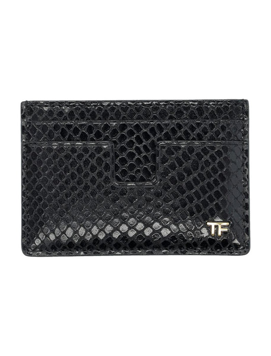 Tom Ford Kartenetui mit Python-Print