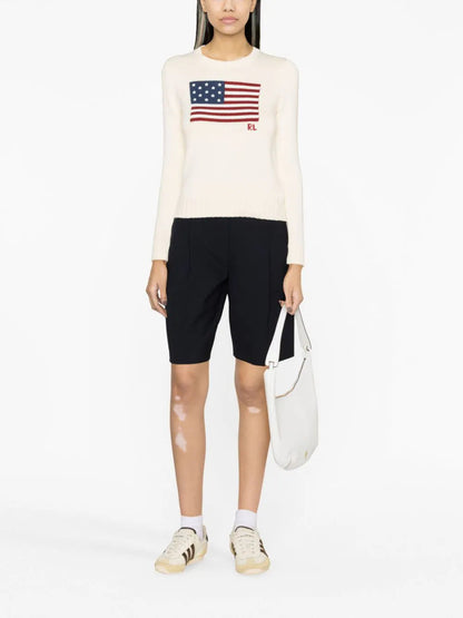 Pullover mit Flagge