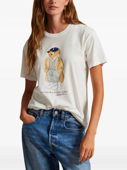 Polo Bear T-Shirt aus Baumwolljersey
