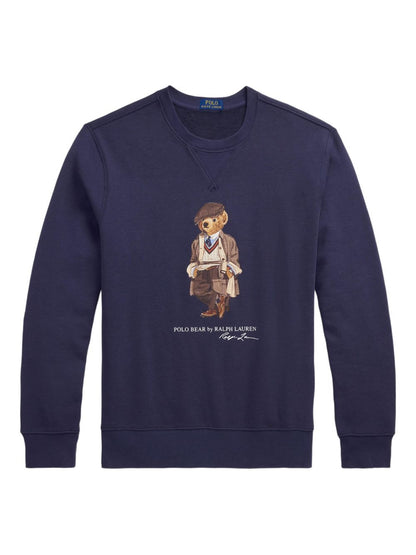 Fleece-Sweatshirt mit Polo-Bär