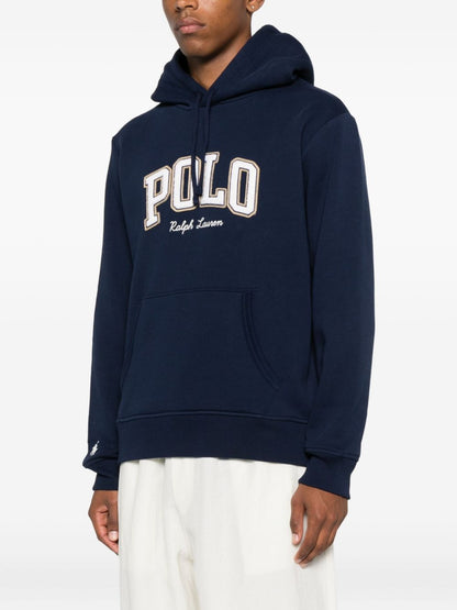 Fleece-Hoodie mit Logo