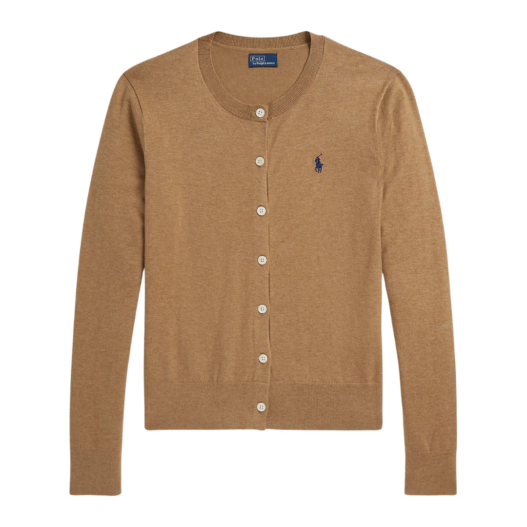 Polo Ralph Lauren POLO RALPH LAUREN Strickjacke aus Baumwolle mit Rundhalsausschnitt