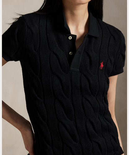 Polo Ralph Lauren POLO RALPH LAUREN Poloshirt aus Baumwolle mit Zopfmuster