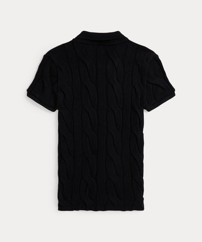 Polo Ralph Lauren POLO RALPH LAUREN Poloshirt aus Baumwolle mit Zopfmuster