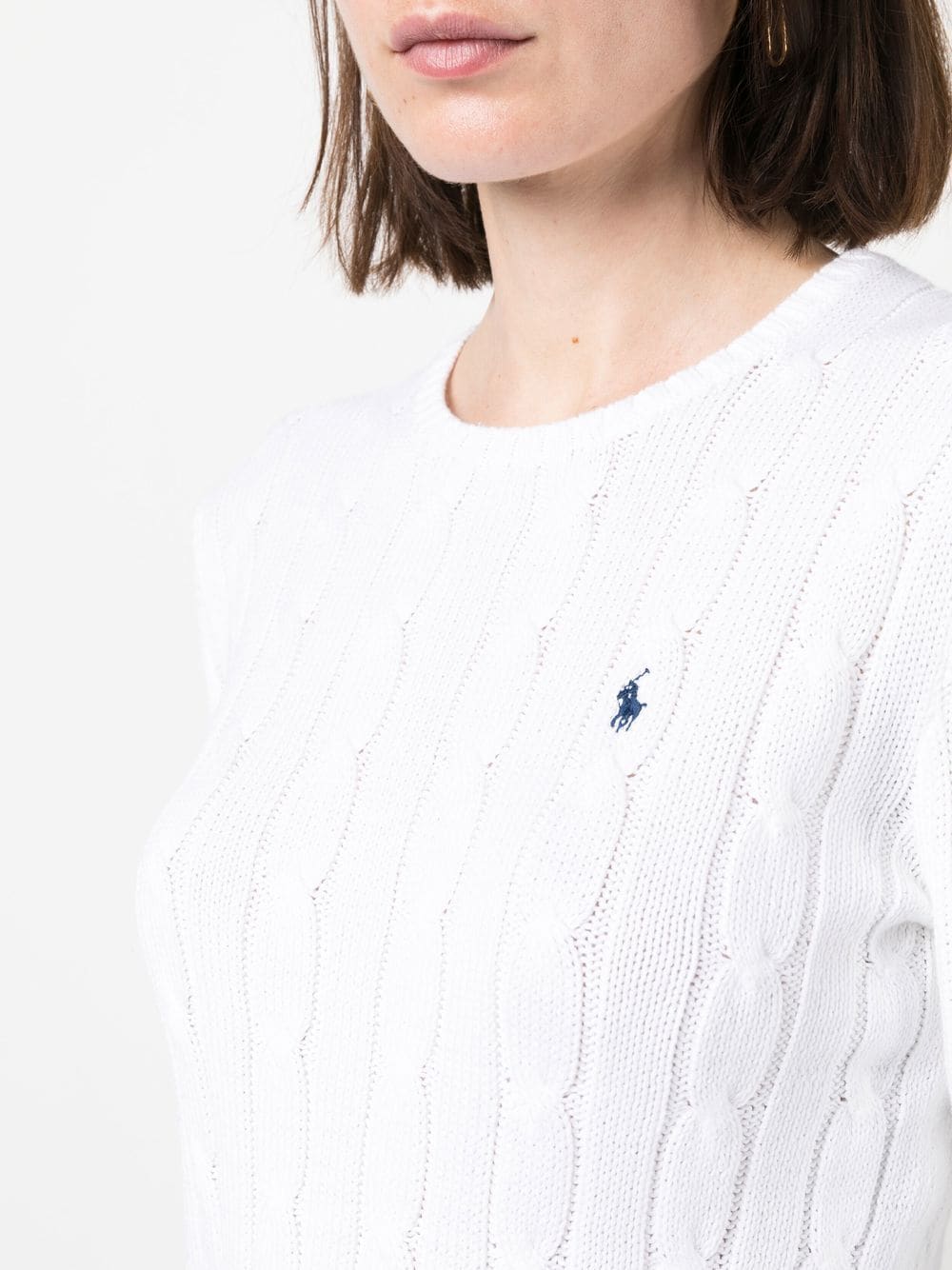 Zopfmusterpullover