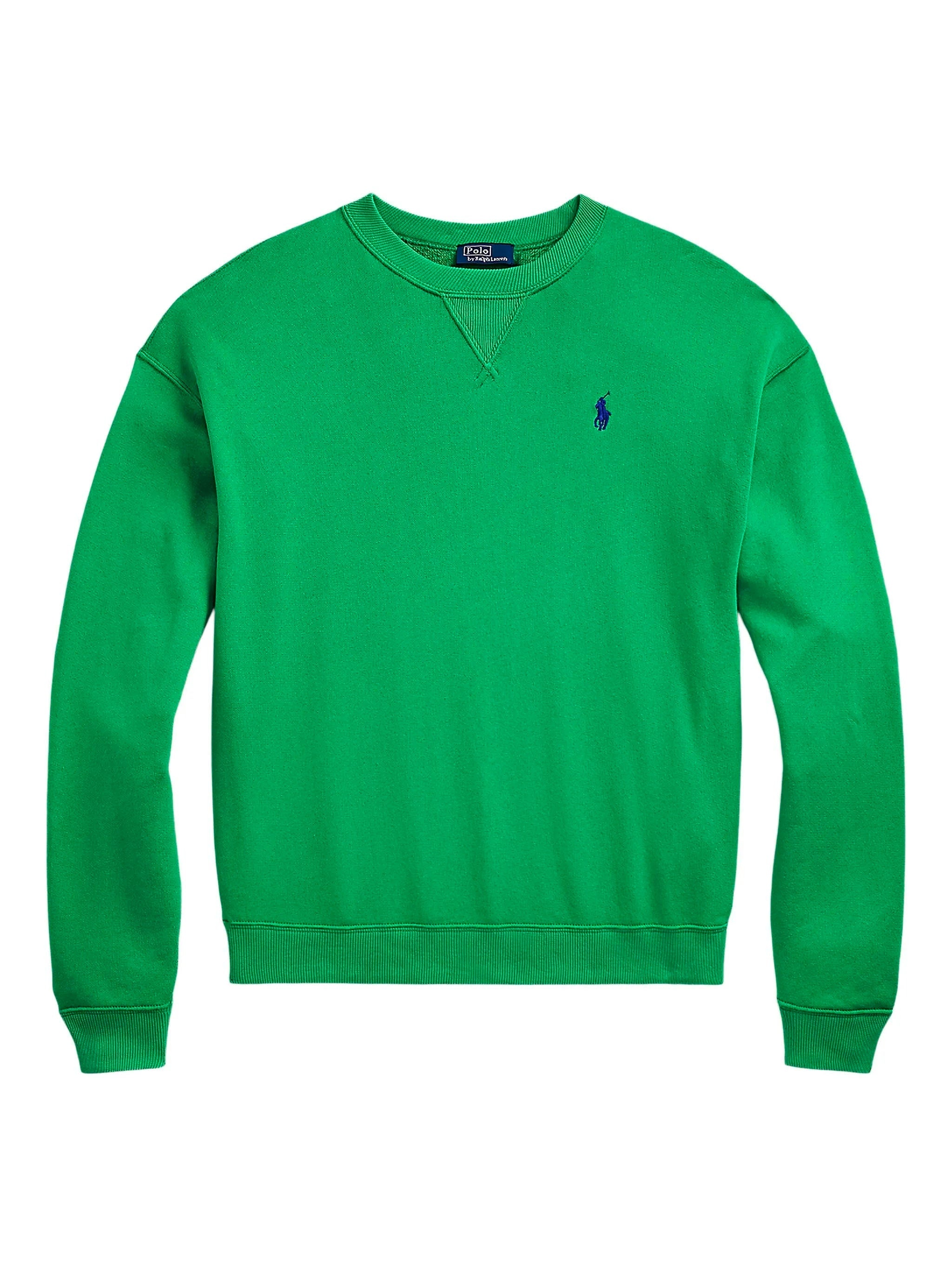 Leichter Fleecepullover mit Rundhalsausschnitt