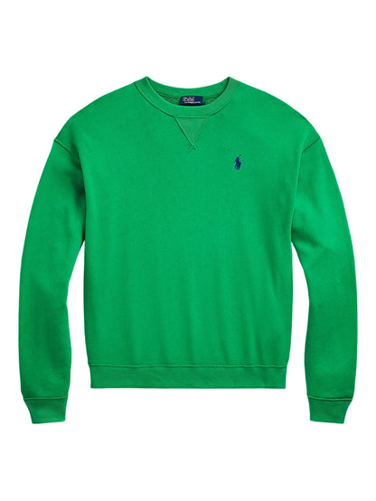 Leichter Fleecepullover mit Rundhalsausschnitt