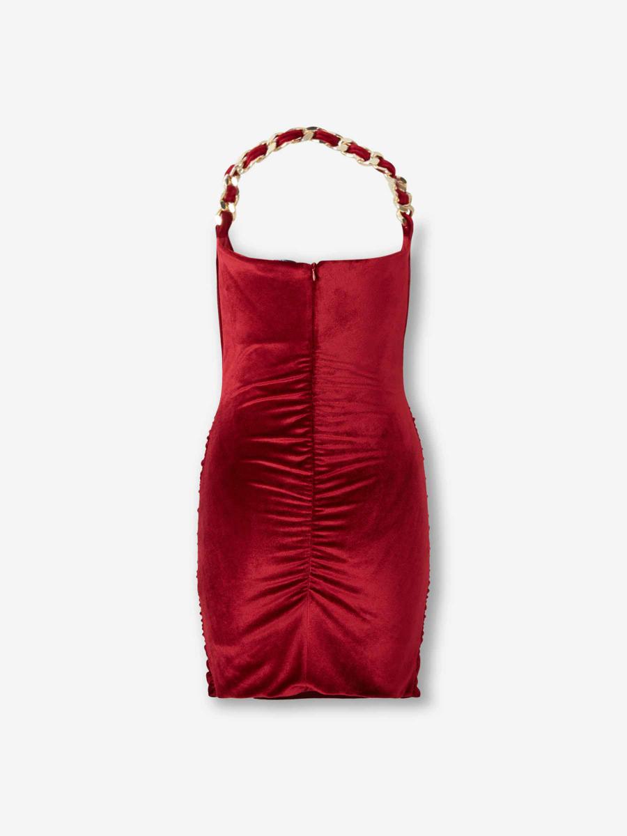 Balmain Minikleid aus Samt
