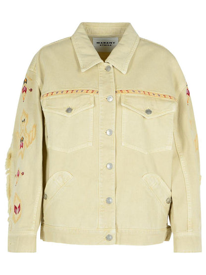 Beigefarbene Jacke „Manona“ aus Baumwollmischung von Isabel Marant Étoile