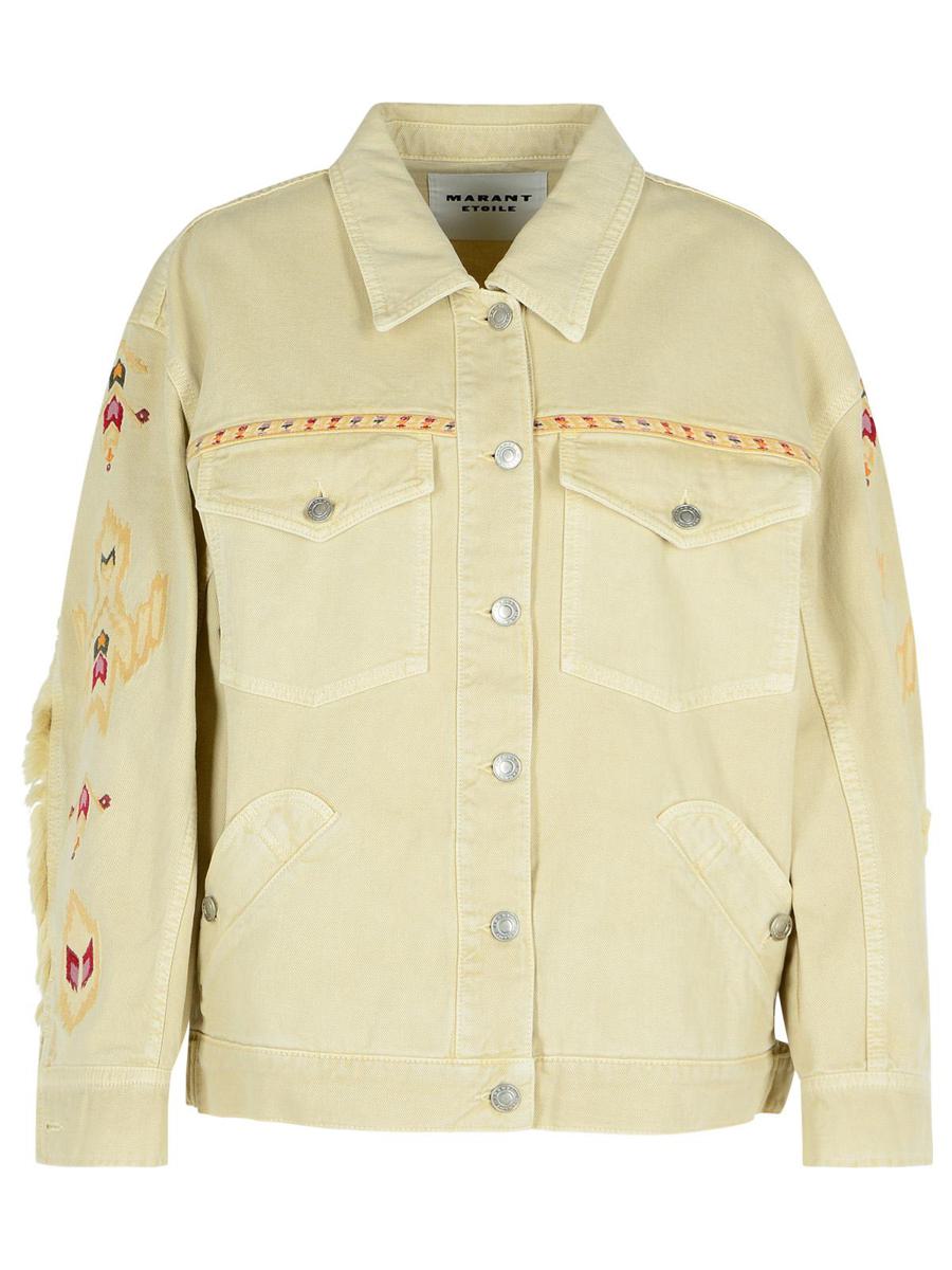 Beigefarbene Jacke „Manona“ aus Baumwollmischung von Isabel Marant Étoile
